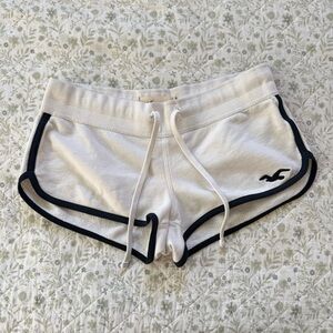 Vintage Hollister Co. white mini shorts
